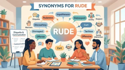 synonyms for rude