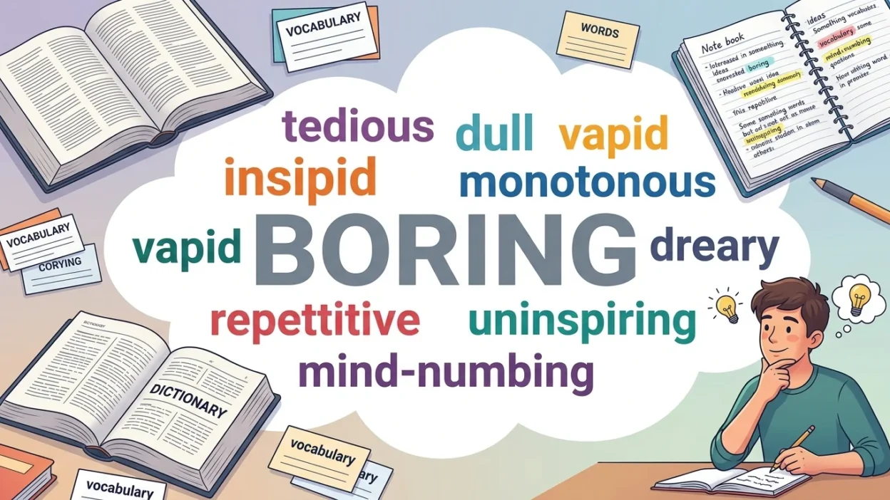synonyms for boring