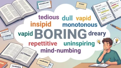 synonyms for boring