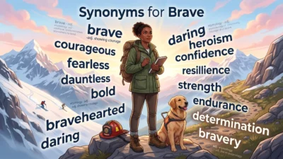 synonyms for brave