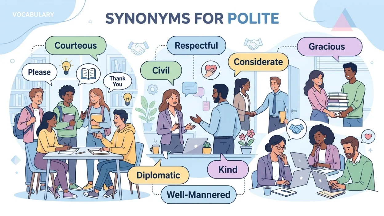 synonyms for polite