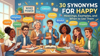synonyms for happy