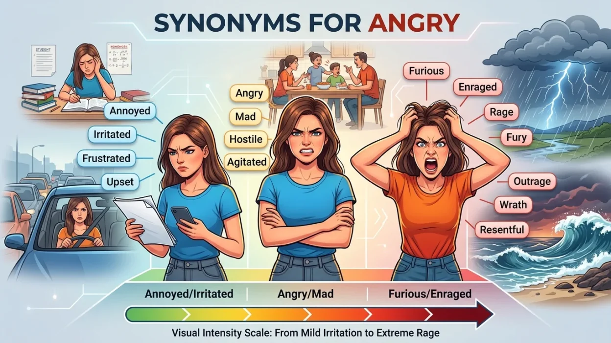 synonyms for angry