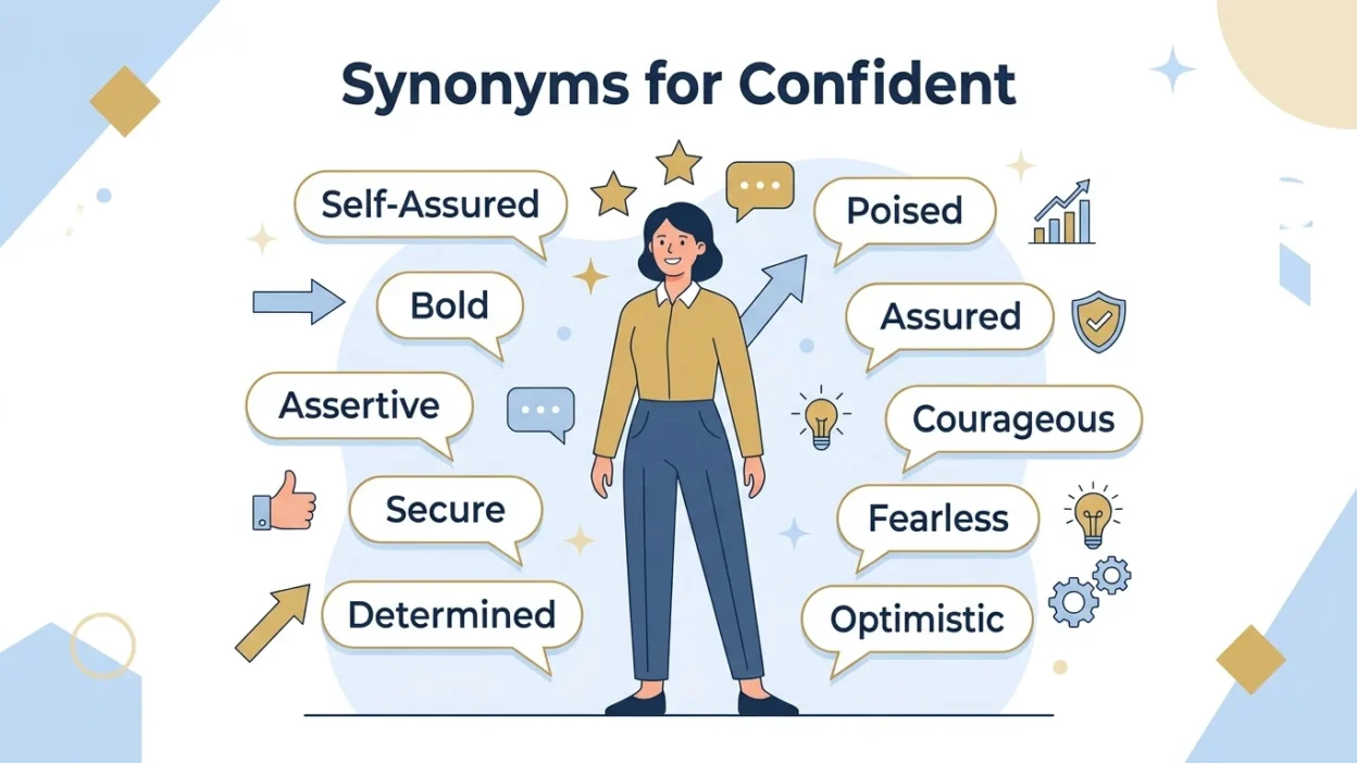 synonyms for confident