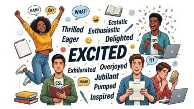 synonyms for excited