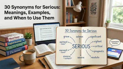 synonyms for serious