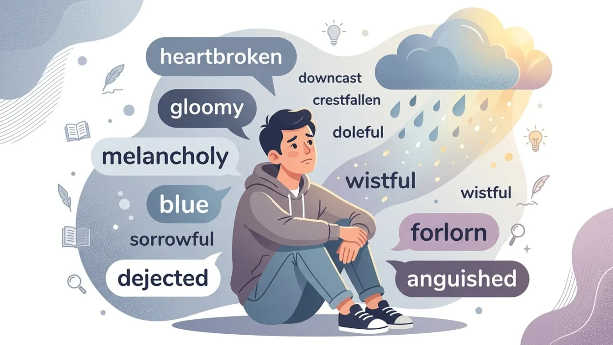 synonyms for sad