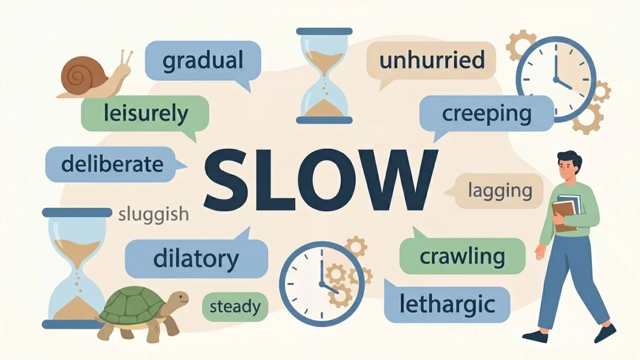 synonyms for slow