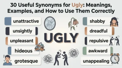 synonyms for ugly