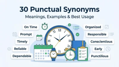 punctual synonyms