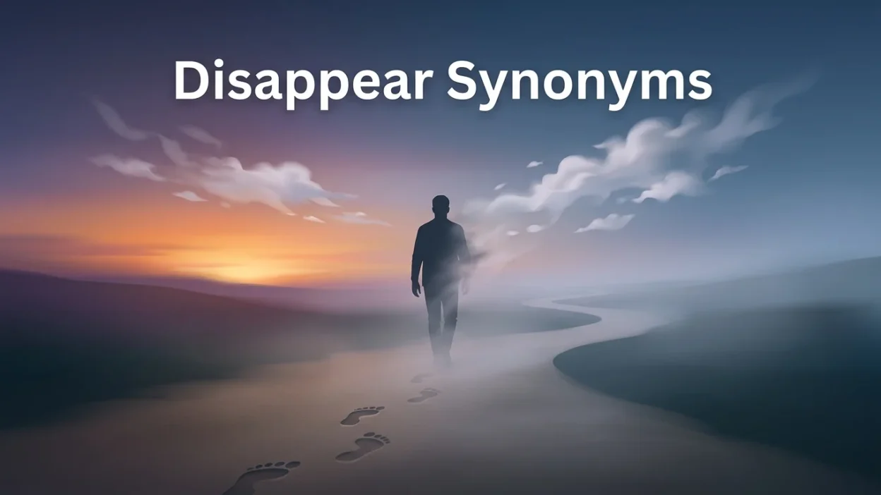 disappear synonyms