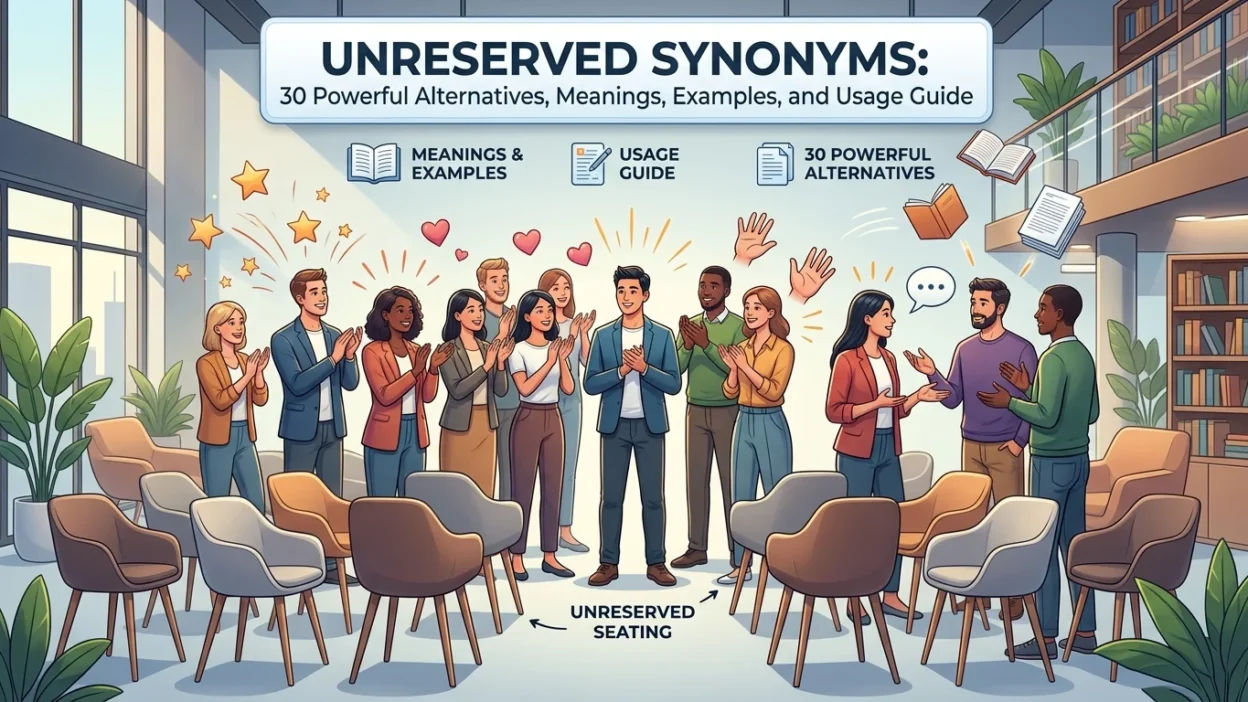 unreserved synonyms