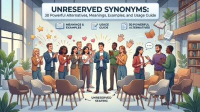 unreserved synonyms
