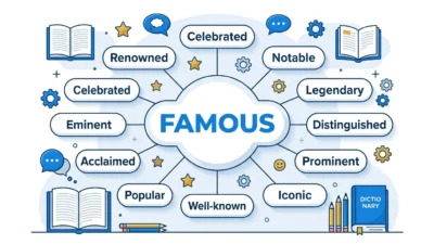 synonyms for famous