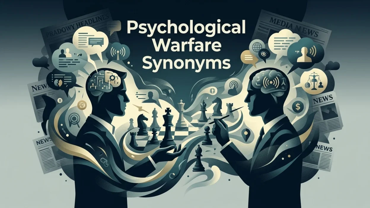 psychological warfare synonyms