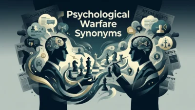 psychological warfare synonyms