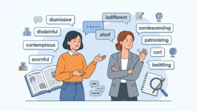 dismissive synonyms