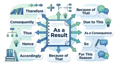 as a result synonyms