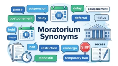 moratorium synonyms