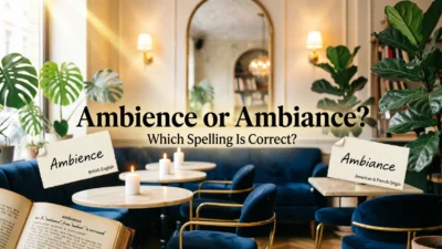 Ambience or Ambiance