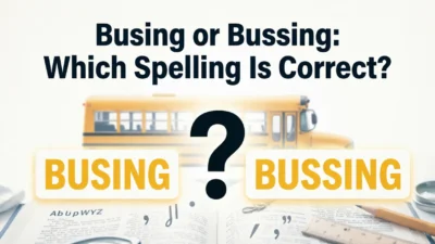 Busing or Bussing