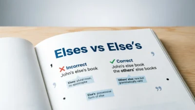 Else’s or Elses