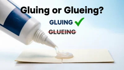 Gluing or Glueing