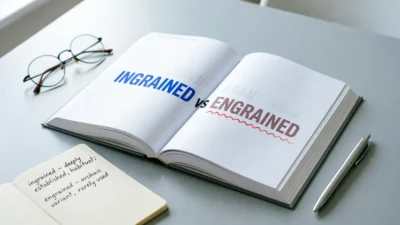 Ingrained or Engrained