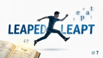 Leaped or Leapt