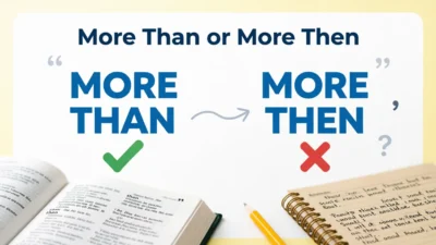 More Than or More Then