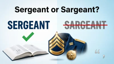 Sergeant or Sargeant