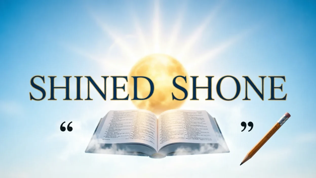 Shined or Shone