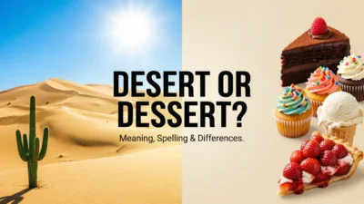 Desert vs. Dessert