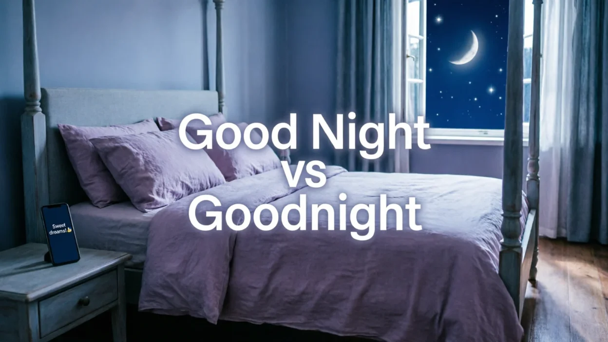 Good Night or Goodnight