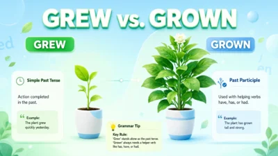 Grew or Grown