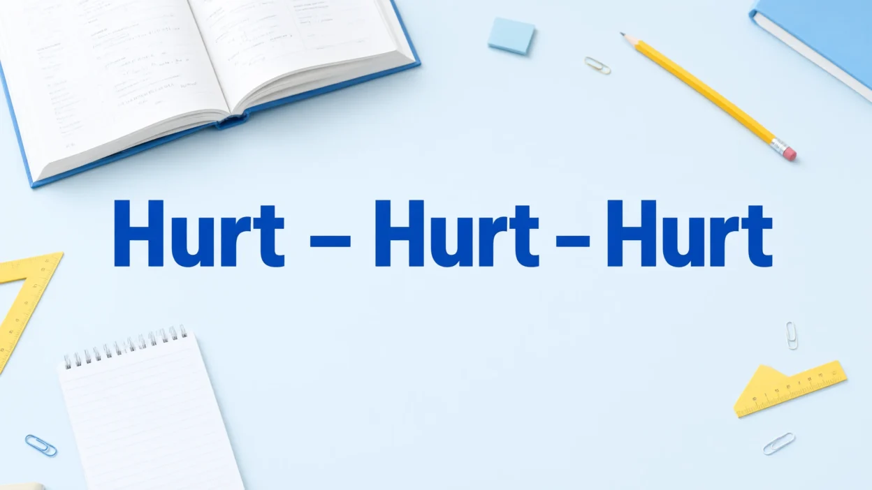 Hurt Irregular Verb