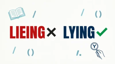 Lieing or Lying