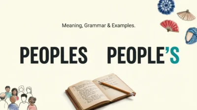 Peoples or People's