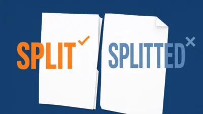 Split vs Splitted